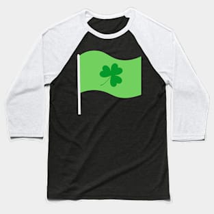 Irish Shamrock Flag Baseball T-Shirt